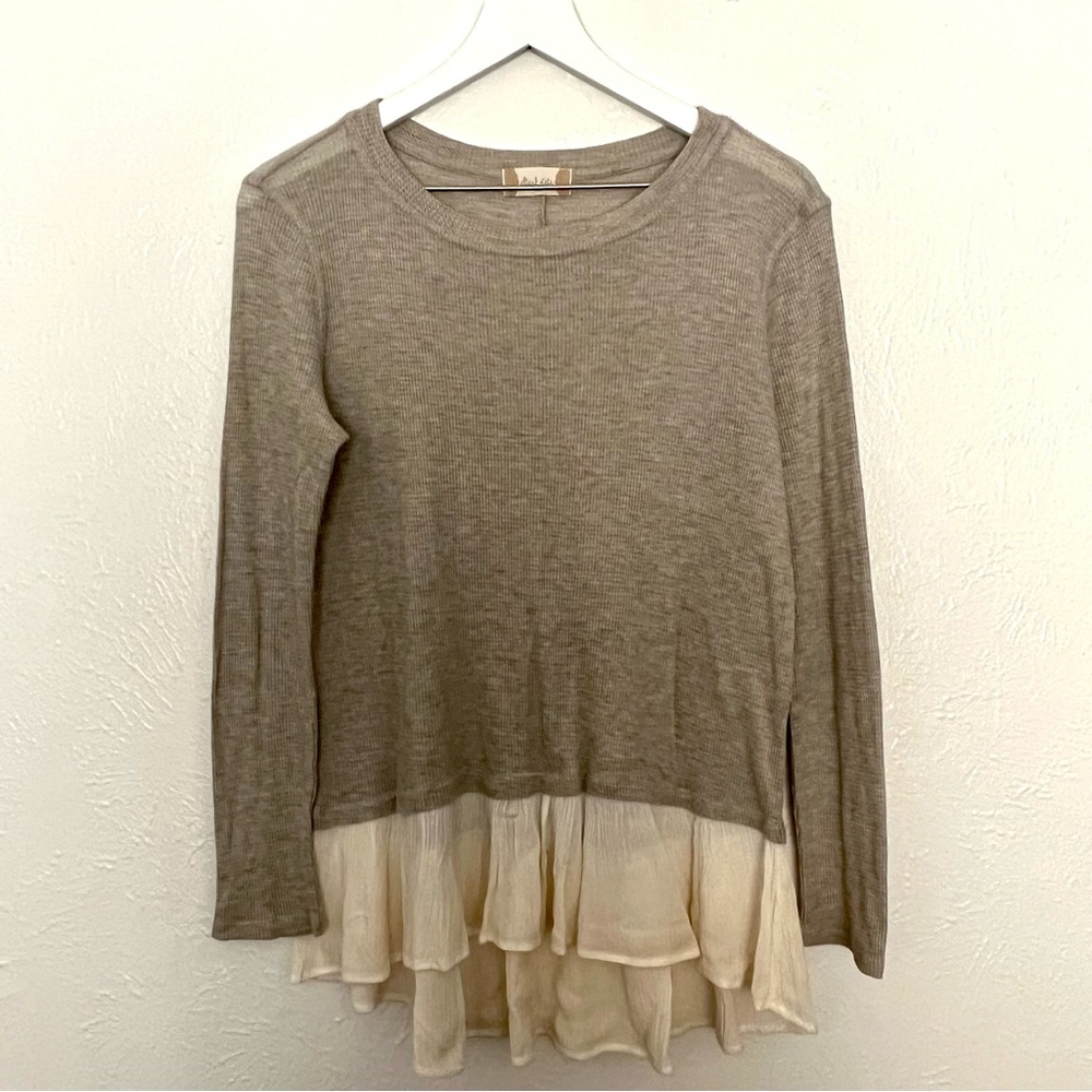 Altar’d State Layered Flowy Long Sleeve Shirt